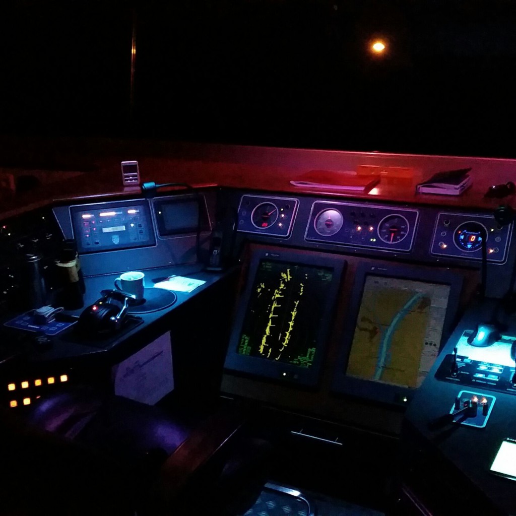 stuurhut bij nacht